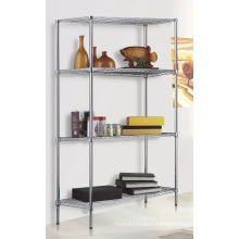 Chrome Metal Display Office Wire Shelving (LD12045180A4C)